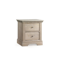 Ithaca Wooden Nightstand with two drawers