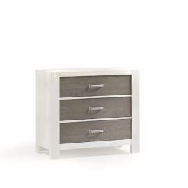 Rustico Moderno White 3 Drawer Dresser