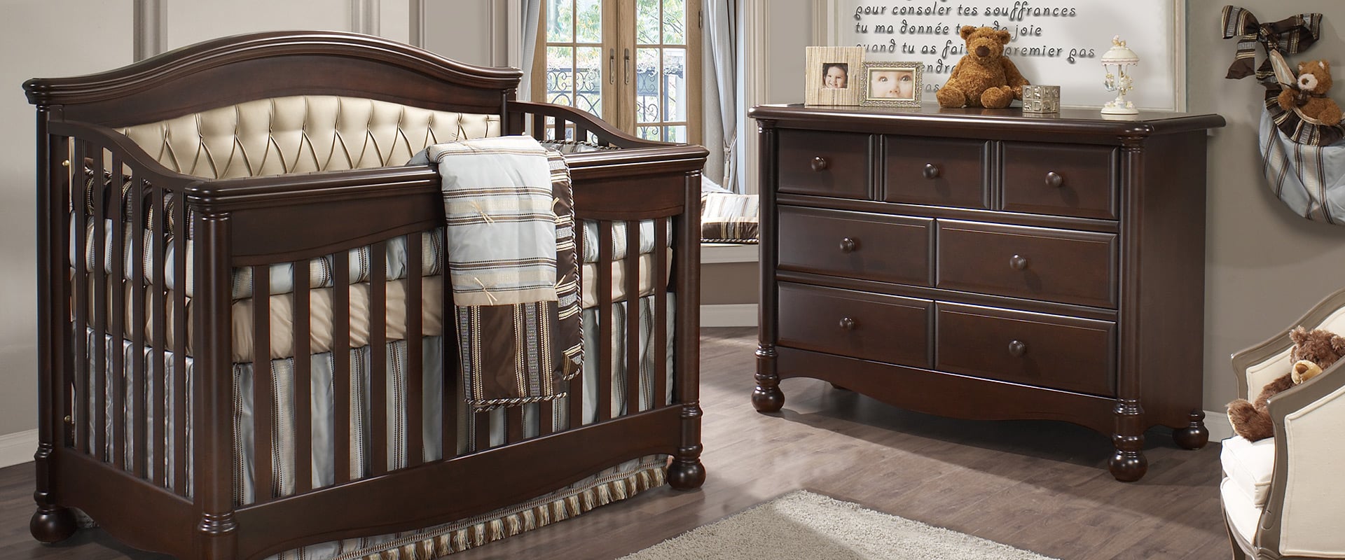 Collection Avalon Furniture Baby Room In Cocoa With Panel In