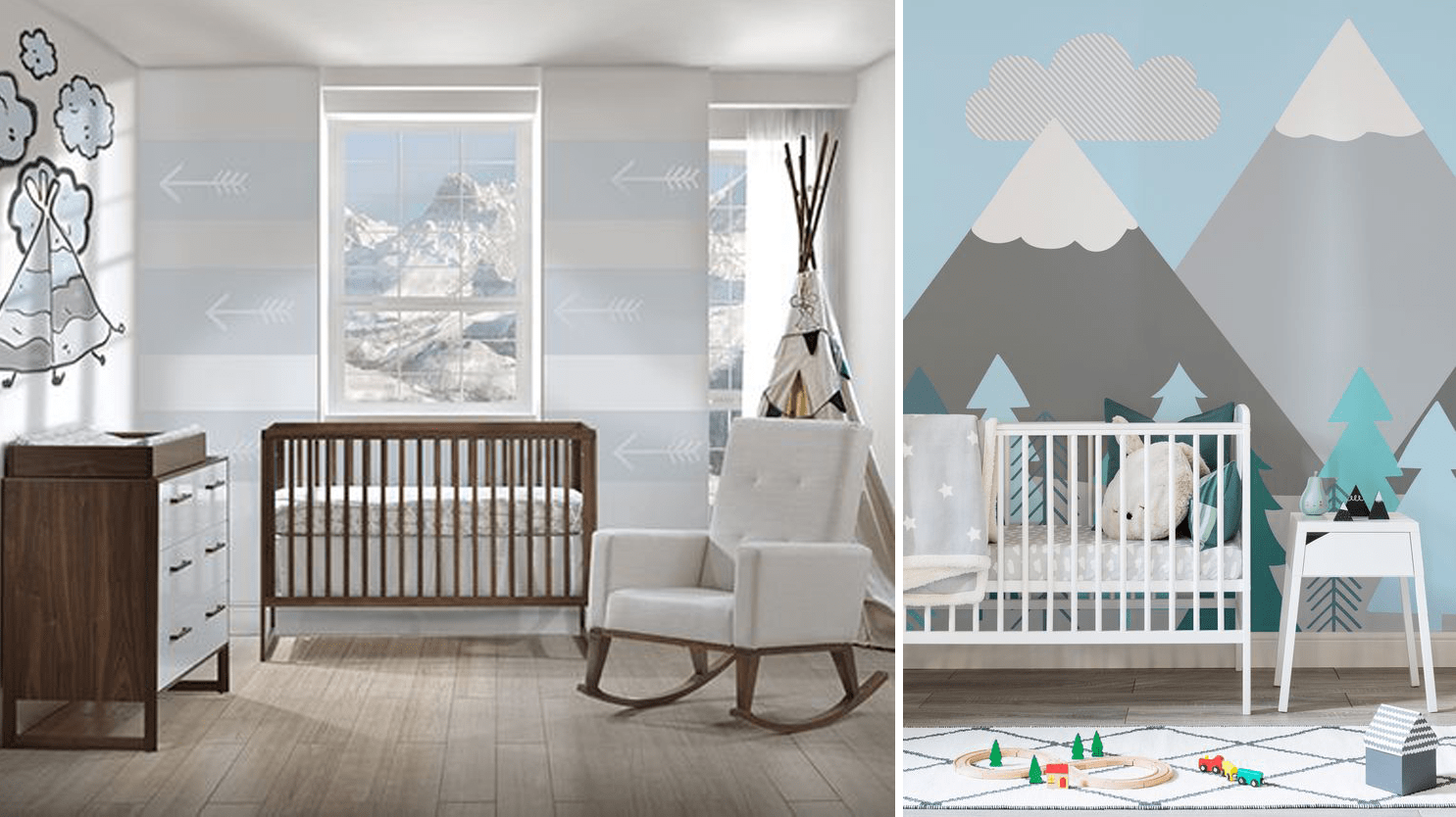 Nursery Crush – Design Tips on Using Wallpaper