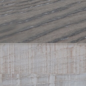 Grigio/White Bark ( Oak wood brossé )