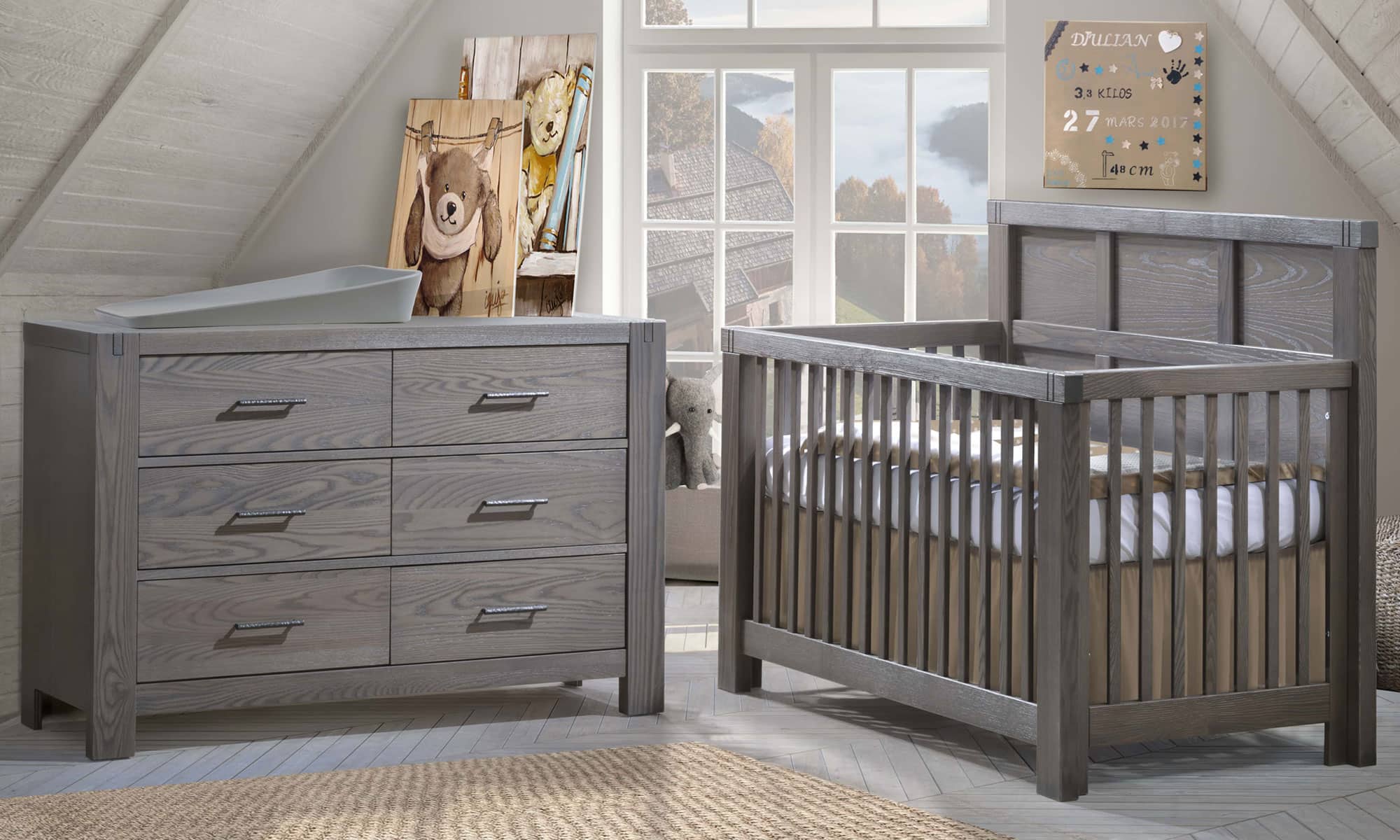 Rustico Collection. Baby and Kids lowVOCs furniture. GREENGUARD GOLD