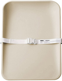 capp Cappucino color matty changing mat with safety belt