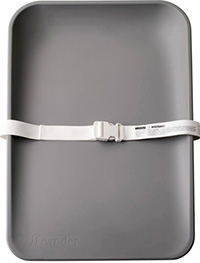 grey Grey color matty changing mat with safety belt