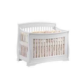 Bella "5-in-1" Convertible Crib in white