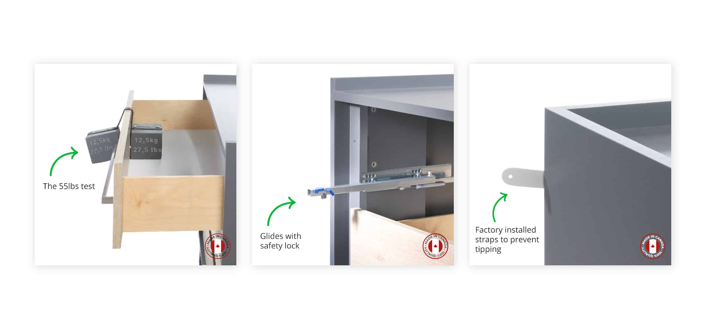 Dresser Safety: How Natart Prevents Tip-Overs