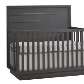 Como 5-in-1 Convertible Crib with Horizontal Moulding in Dusk
