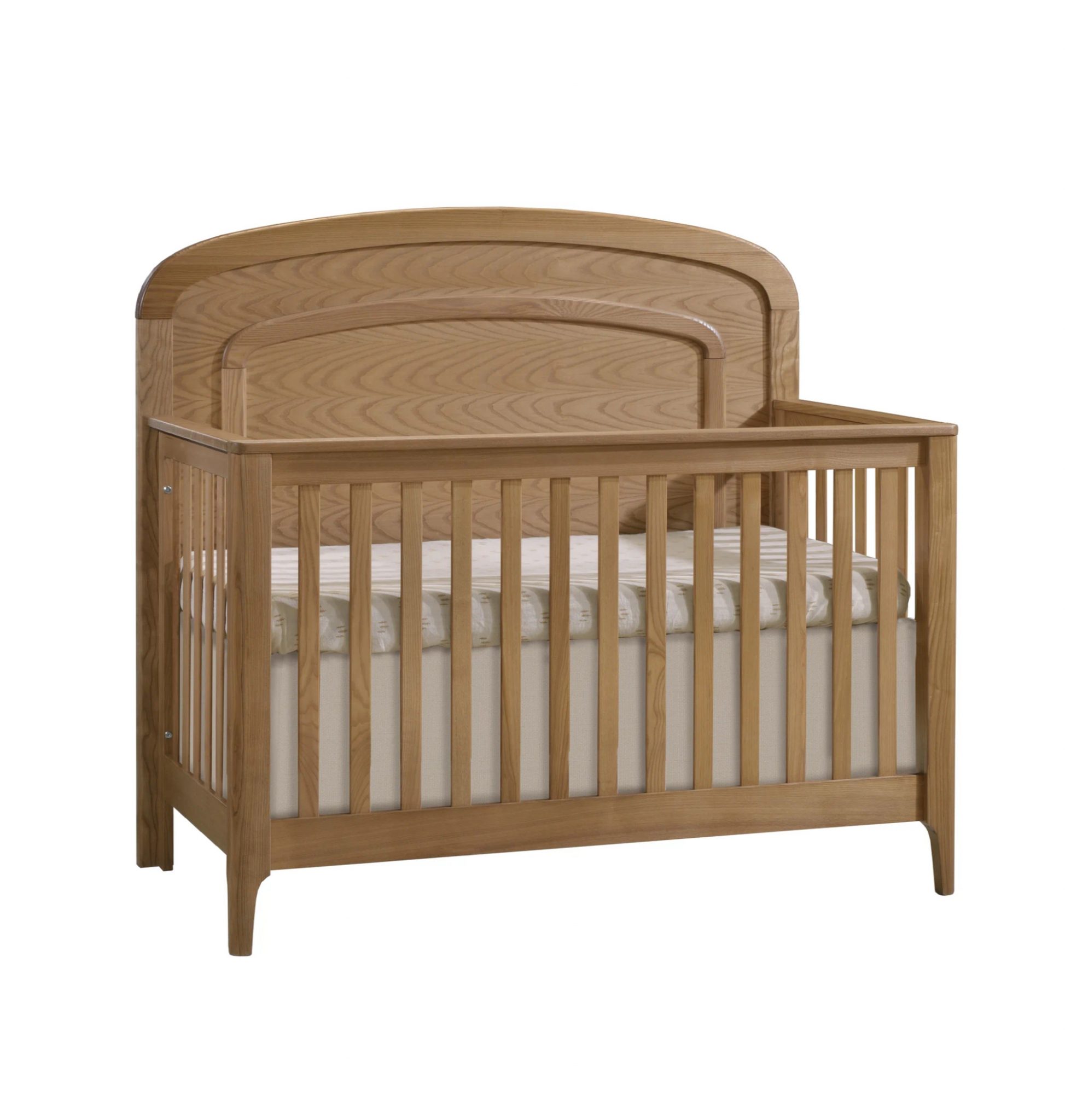 Palo “5in1” Convertible Crib with arched decorative molding
