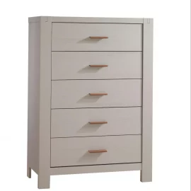 Toscano 5 Drawer Chest Dove