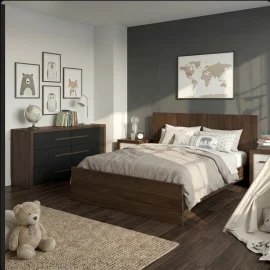 Aria Bed Room Walnut Dusk
