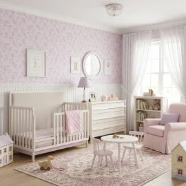 Kyoto Crib Room Toddler White