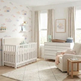 Kyoto Crib Room White