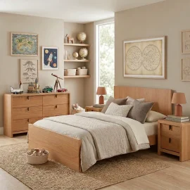 Linea Bed Room Oak Boy