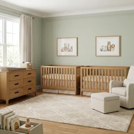 Palo 2 Island Cribs Wheat Marlyn Turcotte