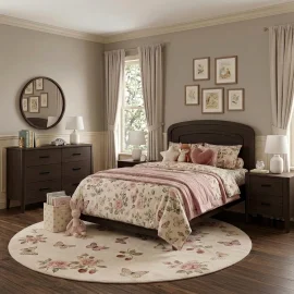Palo Walnut Bed Room Marlyn Turcotte