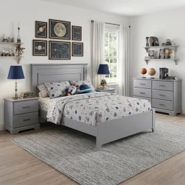 Taylor Bed Room Elephant Grey