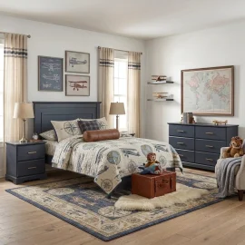 Taylor Bed Room Graphite