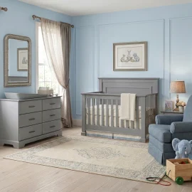 Taylor Crib Room Elephant Grey
