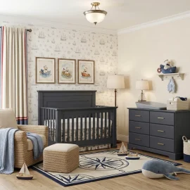 Taylor Crib Room Graphite