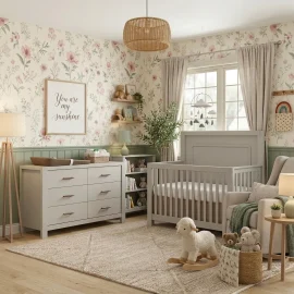 Toscano Crib Room Dove
